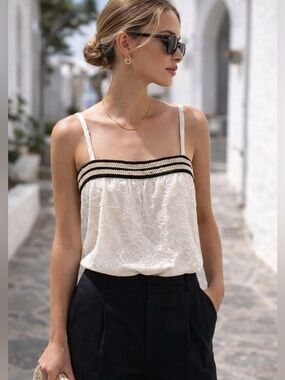 Vintage Beatrice di Borbone Roma Beaded Lace Top | IT 44 / US M
